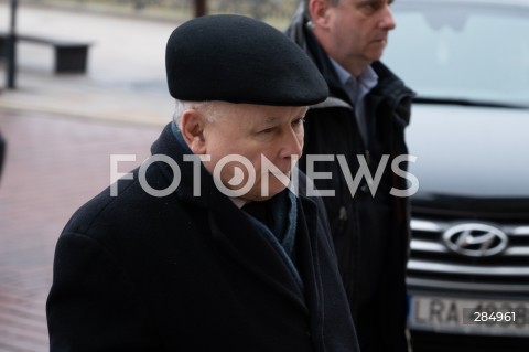  10.02.2024 WARSZAWA<br />
OBCHODY MIESIECZNICY SMOLENSKIEJ<br />
N/Z JAROSLAW KACZYNSKI<br />
FOT. MARCIN BANASZKIEWICZ/FOTONEWS  