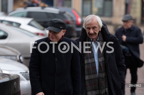  10.02.2024 WARSZAWA<br />
OBCHODY MIESIECZNICY SMOLENSKIEJ<br />
N/Z RYSZARD TERLECKI WALDEMAR ANDZEL <br />
FOT. MARCIN BANASZKIEWICZ/FOTONEWS  