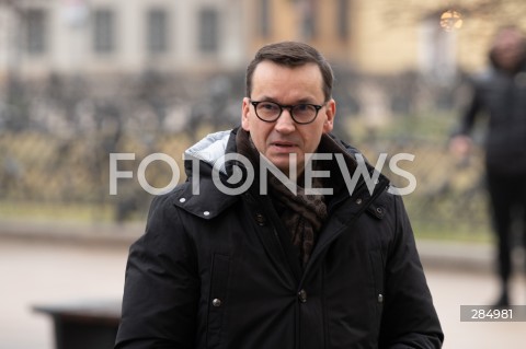  10.02.2024 WARSZAWA<br />
OBCHODY MIESIECZNICY SMOLENSKIEJ<br />
N/Z MATEUSZ MORAWIECKI<br />
FOT. MARCIN BANASZKIEWICZ/FOTONEWS  