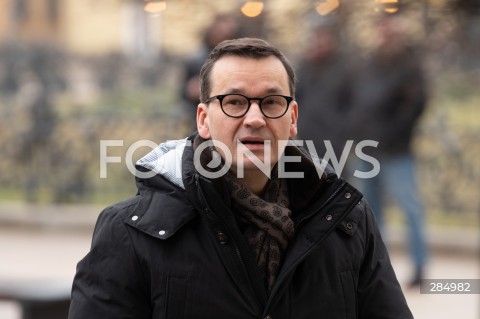  10.02.2024 WARSZAWA<br />
OBCHODY MIESIECZNICY SMOLENSKIEJ<br />
N/Z MATEUSZ MORAWIECKI<br />
FOT. MARCIN BANASZKIEWICZ/FOTONEWS  