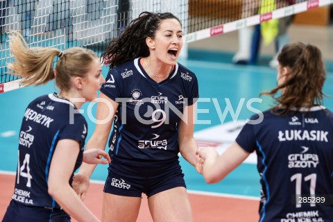  19.02.2024 RZESZOW <br />
SIATKOWKA <br />
TAURON PUCHAR POLSKI KOBIET 2023/2024 <br />
1/4 FINALU - CWIERCFINAL <br />
POLISH WOMEN VOLLEYBALL CUP<br />
MECZ PGE RYSICE RZESZOW - GRUPA AZOTY CHEMIK POLICE <br />
N/Z IGA WASILEWSKA RADOSC EMOCJE <br />
 