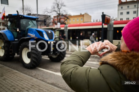 Protest rolników w Gdańsku