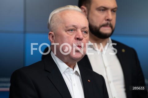  25.02.2024 WARSZAWA<br />
KONFERENCJA PRASOWA W MINISTERSTWIE ROLNICTWA I ROZWOJU WSI<br />
N/Z JACEK CZERNIAK<br />
FOT. MARCIN BANASZKIEWICZ/FOTONEWS  