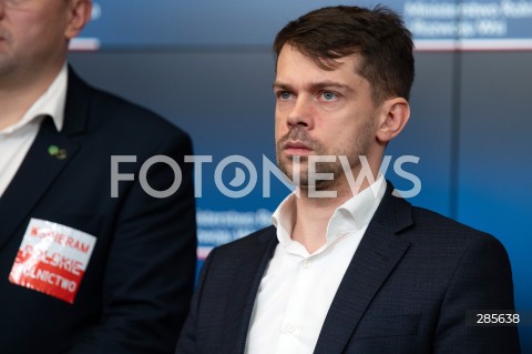  25.02.2024 WARSZAWA<br />
KONFERENCJA PRASOWA W MINISTERSTWIE ROLNICTWA I ROZWOJU WSI<br />
N/Z MICHAL KOLODZIEJCZAK<br />
FOT. MARCIN BANASZKIEWICZ/FOTONEWS  