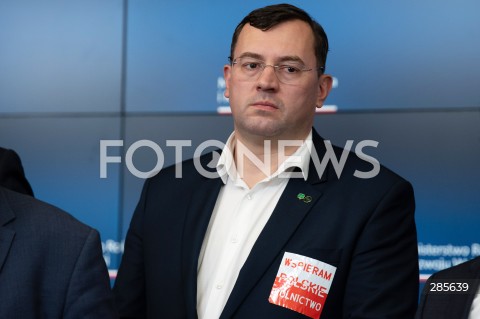  25.02.2024 WARSZAWA<br />
KONFERENCJA PRASOWA W MINISTERSTWIE ROLNICTWA I ROZWOJU WSI<br />
N/Z STEFAN KRAJEWSKI<br />
FOT. MARCIN BANASZKIEWICZ/FOTONEWS  