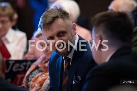  03.03.2024 ZIELONKA<br />
SPOTKANIE MARIUSZA BLASZCZAKA Z MIESZKANCAMI ZIELONKI<br />
#BADZMYRAZEM<br />
N/Z ROBERT PERKOWSKI<br />
FOT. MARCIN BANASZKIEWICZ/FOTONEWS  