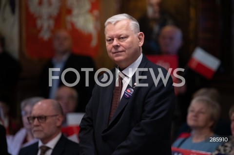  03.03.2024 ZIELONKA<br />
SPOTKANIE MARIUSZA BLASZCZAKA Z MIESZKANCAMI ZIELONKI<br />
#BADZMYRAZEM<br />
N/Z MAREK SUSKI<br />
FOT. MARCIN BANASZKIEWICZ/FOTONEWS  