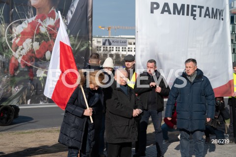  10.03.2024 WARSZAWA<br />
OBCHODY MIESIECZNICY SMOLENSKIEJ<br />
N/Z JAROSLAW KACZYNSKI<br />
FOT. MARCIN BANASZKIEWICZ/FOTONEWS  