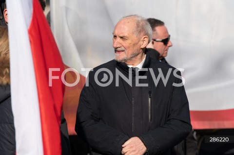  10.03.2024 WARSZAWA<br />
OBCHODY MIESIECZNICY SMOLENSKIEJ<br />
N/Z ANTONI MACIEREWICZ<br />
FOT. MARCIN BANASZKIEWICZ/FOTONEWS  