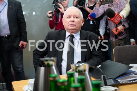  15.03.2024 WARSZAWA<br />
KOMISJA SLEDCZA DS. PEGASUSA<br />
N/Z JAROSLAW KACZYNSKI<br />
FOT. MARCIN BANASZKIEWICZ/FOTONEWS  