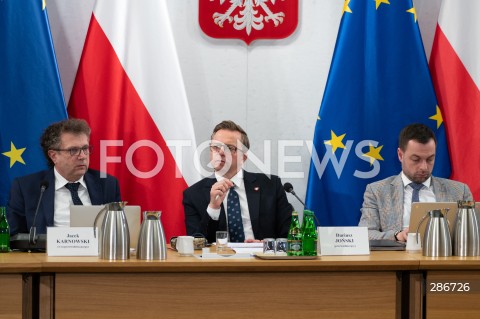  18.03.2024 WARSZAWA<br />
KOMISJA SLEDCZA DS. WYBOROW KOPERTOWYCH<br />
N/Z JACEK KARNOWSKI DARIUSZ JONSKI BARTOSZ ROMOWSKI<br />
FOT. MARCIN BANASZKIEWICZ/FOTONEWS  