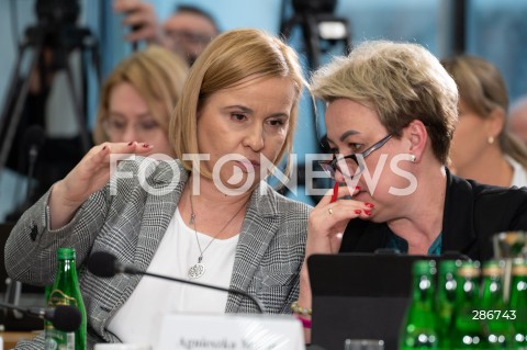  18.03.2024 WARSZAWA<br />
KOMISJA SLEDCZA DS. WYBOROW KOPERTOWYCH<br />
N/Z MAGDALENA FILIKS AGNIESZKA KLOPOTEK<br />
FOT. MARCIN BANASZKIEWICZ/FOTONEWS  