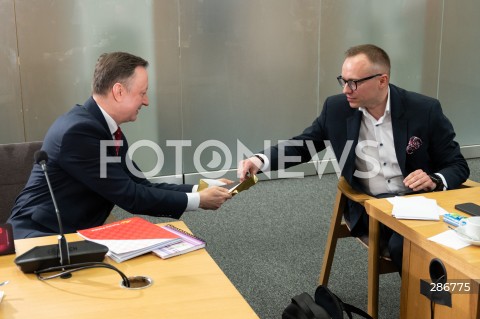  18.03.2024 WARSZAWA<br />
KOMISJA SLEDCZA DS. WYBOROW KOPERTOWYCH<br />
N/Z ARTUR SOBON GRZEGORZ KURDZIEL<br />
FOT. MARCIN BANASZKIEWICZ/FOTONEWS  