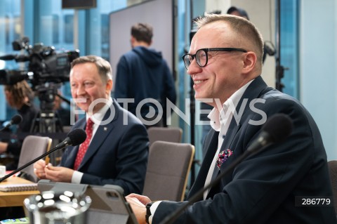  18.03.2024 WARSZAWA<br />
KOMISJA SLEDCZA DS. WYBOROW KOPERTOWYCH<br />
N/Z GRZEGORZ KURDZIEL ARTUR SOBON<br />
FOT. MARCIN BANASZKIEWICZ/FOTONEWS  