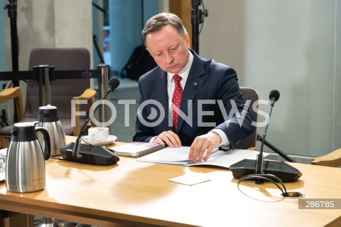  18.03.2024 WARSZAWA<br />
KOMISJA SLEDCZA DS. WYBOROW KOPERTOWYCH<br />
N/Z GRZEGORZ KURDZIEL<br />
FOT. MARCIN BANASZKIEWICZ/FOTONEWS  