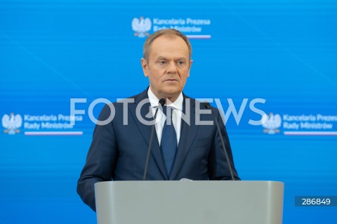  19.03.2024 WARSZAWA<br />
KONFERENCJA PRASOWA PREMIERA DONALDA TUSKA<br />
N/Z PREMIER DONALD TUSK<br />
FOT. MARCIN BANASZKIEWICZ/FOTONEWS  