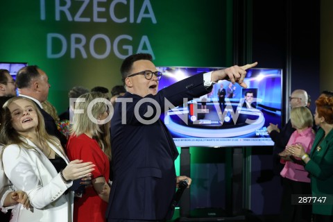 Wieczór wyborczy Trzeciej Drogi w Warszawie