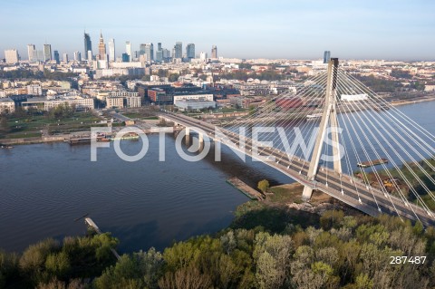 Warszawa z drona