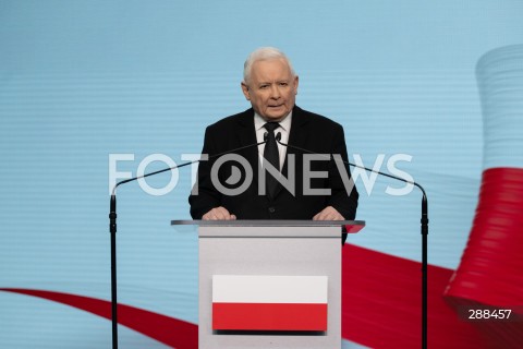  30.04.2024 WARSZAWA<br />
OSWIADCZENIE PREZESA PIS JAROSLAWA KACZYNSKIEGO<br />
N/Z JAROSLAW KACZYNSKI<br />
FOT. MARCIN BANASZKIEWICZ/FOTONEWS  