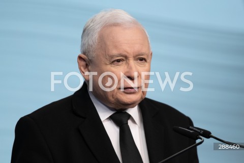  30.04.2024 WARSZAWA<br />
OSWIADCZENIE PREZESA PIS JAROSLAWA KACZYNSKIEGO<br />
N/Z JAROSLAW KACZYNSKI<br />
FOT. MARCIN BANASZKIEWICZ/FOTONEWS  