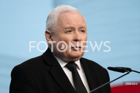  30.04.2024 WARSZAWA<br />
OSWIADCZENIE PREZESA PIS JAROSLAWA KACZYNSKIEGO<br />
N/Z JAROSLAW KACZYNSKI<br />
FOT. MARCIN BANASZKIEWICZ/FOTONEWS  