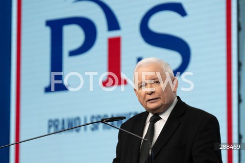  30.04.2024 WARSZAWA<br />
OSWIADCZENIE PREZESA PIS JAROSLAWA KACZYNSKIEGO<br />
N/Z JAROSLAW KACZYNSKI<br />
FOT. MARCIN BANASZKIEWICZ/FOTONEWS  