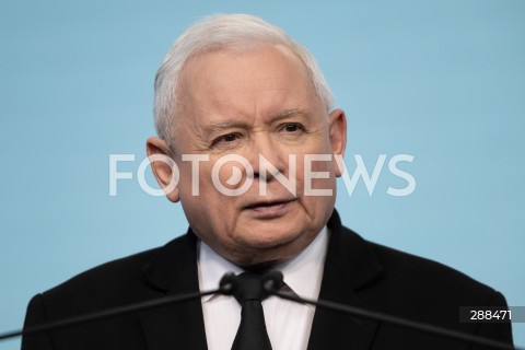  30.04.2024 WARSZAWA<br />
OSWIADCZENIE PREZESA PIS JAROSLAWA KACZYNSKIEGO<br />
N/Z JAROSLAW KACZYNSKI<br />
FOT. MARCIN BANASZKIEWICZ/FOTONEWS  