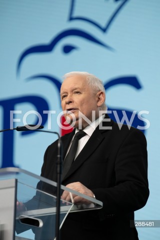  30.04.2024 WARSZAWA<br />
OSWIADCZENIE PREZESA PIS JAROSLAWA KACZYNSKIEGO<br />
N/Z JAROSLAW KACZYNSKI<br />
FOT. MARCIN BANASZKIEWICZ/FOTONEWS  