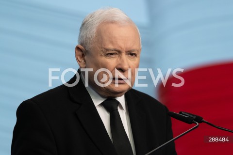  30.04.2024 WARSZAWA<br />
OSWIADCZENIE PREZESA PIS JAROSLAWA KACZYNSKIEGO<br />
N/Z JAROSLAW KACZYNSKI<br />
FOT. MARCIN BANASZKIEWICZ/FOTONEWS  