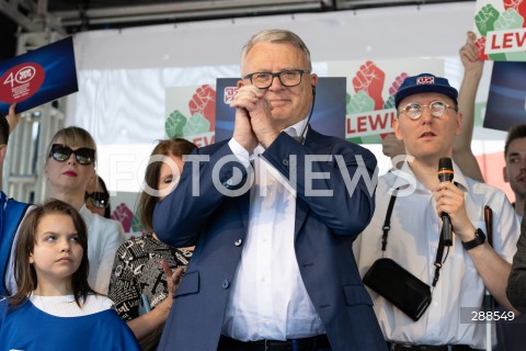  01.05.2024 WARSZAWA<br />
MARSZ LEWICY I OPZZ Z OKAZJI SWIETA PRACY<br />
NIECH SIE SWIECI 1 MAJA<br />
N/Z NICOLAS SCHMIT<br />
FOT. MARCIN BANASZKIEWICZ/FOTONEWS  