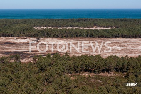  02.05.2024 SLAJSZEWO<br />
OKOLICE BUDOWY ELEKTROWNI JADROWEJ W SLAJSZEWIE<br />
N/Z WIDOK Z DRONA NA MIEJSCE WYCINKI POD BUDOWE ELEKTROWNI JADROWEJ W SLAJSZEWIE<br />
 