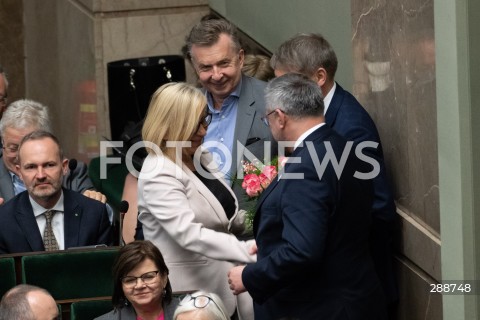  09.05.2024 WARSZAWA<br />
POSIEDZENIE SEJMU RP<br />
N/Z PAULINA HENNIG KLOSKA<br />
FOT. MARCIN BANASZKIEWICZ/FOTONEWS  