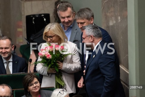  09.05.2024 WARSZAWA<br />
POSIEDZENIE SEJMU RP<br />
N/Z PAULINA HENNIG KLOSKA<br />
FOT. MARCIN BANASZKIEWICZ/FOTONEWS  