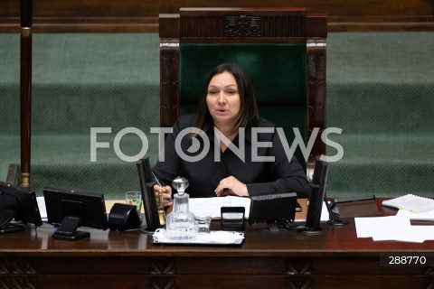  09.05.2024 WARSZAWA<br />
POSIEDZENIE SEJMU RP<br />
N/Z MONIKA WIELICHOWSKA<br />
FOT. MARCIN BANASZKIEWICZ/FOTONEWS  