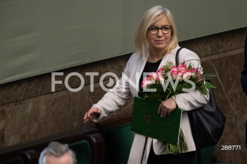  09.05.2024 WARSZAWA<br />
POSIEDZENIE SEJMU RP<br />
N/Z PAULINA HENNIG KLOSKA<br />
FOT. MARCIN BANASZKIEWICZ/FOTONEWS  