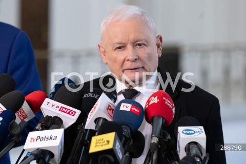  09.05.2024 WARSZAWA<br />
POSIEDZENIE SEJMU RP<br />
N/Z JAROSLAW KACZYNSKI<br />
FOT. MARCIN BANASZKIEWICZ/FOTONEWS  