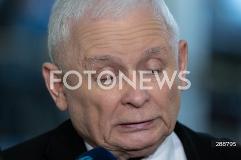  09.05.2024 WARSZAWA<br />
POSIEDZENIE SEJMU RP<br />
N/Z JAROSLAW KACZYNSKI<br />
FOT. MARCIN BANASZKIEWICZ/FOTONEWS  