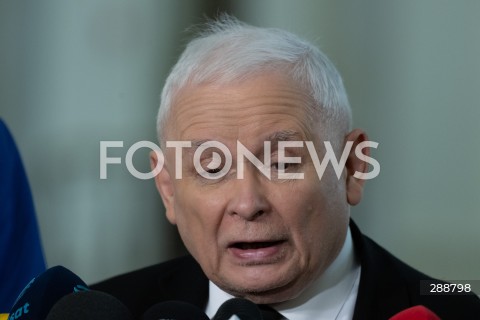  09.05.2024 WARSZAWA<br />
POSIEDZENIE SEJMU RP<br />
N/Z JAROSLAW KACZYNSKI<br />
FOT. MARCIN BANASZKIEWICZ/FOTONEWS  