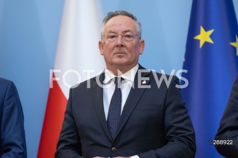  10.05.2024 WARSZAWA<br />
OGLOSZENIE PRZEZ PREMIERA ZMIAN W SKLADZIE RADY MINISTROW<br />
N/Z BARTLOMIEJ SIENKIEWICZ<br />
FOT. ANTONI BYSZEWSKI/FOTONEWS 