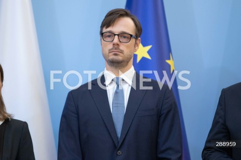  10.05.2024 WARSZAWA<br />
OGLOSZENIE PRZEZ PREMIERA ZMIAN W SKLADZIE RADY MINISTROW<br />
N/Z JAKUB JAWOROWSKI<br />
FOT. ANTONI BYSZEWSKI/FOTONEWS 