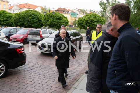  10.05.2024 WARSZAWA <br />
MIESIECZNICA SMOLENSKA <br />
OBCHODY MIESIECZNICY SMOLENSKIEJ <br />
N/Z JAROSLAW KACZYNSKI<br />
FOT. MARCIN BANASZKIEWICZ/FOTONEWS  