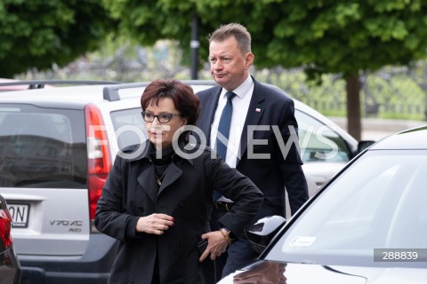  10.05.2024 WARSZAWA <br />
MIESIECZNICA SMOLENSKA <br />
OBCHODY MIESIECZNICY SMOLENSKIEJ <br />
N/Z ELZBIETA WITEK MARIUSZ BLASZCZAK<br />
FOT. MARCIN BANASZKIEWICZ/FOTONEWS  