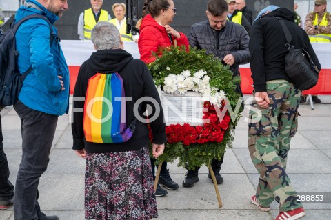  10.05.2024 WARSZAWA <br />
MIESIECZNICA SMOLENSKA <br />
OBCHODY MIESIECZNICY SMOLENSKIEJ <br />
N/Z WIENIEC LOTNEJ BRYGADY OPOZYCJI<br />
FOT. MARCIN BANASZKIEWICZ/FOTONEWS  