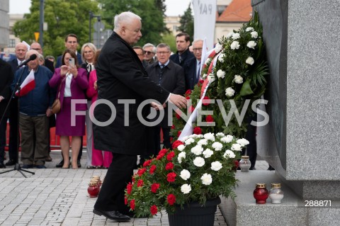  10.05.2024 WARSZAWA <br />
MIESIECZNICA SMOLENSKA <br />
OBCHODY MIESIECZNICY SMOLENSKIEJ <br />
N/Z JAROSLAW KACZYNSKI<br />
FOT. MARCIN BANASZKIEWICZ/FOTONEWS  