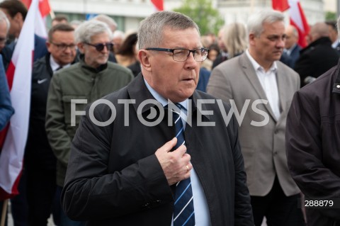  10.05.2024 WARSZAWA <br />
MIESIECZNICA SMOLENSKA <br />
OBCHODY MIESIECZNICY SMOLENSKIEJ <br />
N/Z ZBIGNIEW KUZMIUK<br />
FOT. MARCIN BANASZKIEWICZ/FOTONEWS  