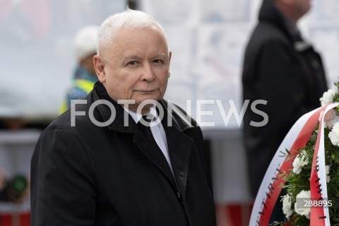  10.05.2024 WARSZAWA <br />
MIESIECZNICA SMOLENSKA <br />
OBCHODY MIESIECZNICY SMOLENSKIEJ <br />
N/Z JAROSLAW KACZYNSKI<br />
FOT. MARCIN BANASZKIEWICZ/FOTONEWS  