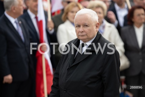  10.05.2024 WARSZAWA <br />
MIESIECZNICA SMOLENSKA <br />
OBCHODY MIESIECZNICY SMOLENSKIEJ <br />
N/Z JAROSLAW KACZYNSKI<br />
FOT. MARCIN BANASZKIEWICZ/FOTONEWS  