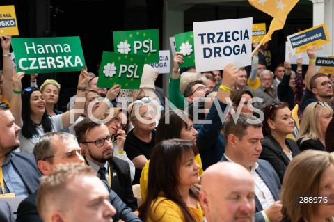  11.05.2024 WARSZAWA<br />
KONWENCJA WYBORCZA TRZECIEJ DROGI<br />
WYBORY DO PARLAMENTU EUROPEJSKIEGO<br />
N/Z UCZESTNICY KONWENCJI<br />
FOT. MARCIN BANASZKIEWICZ/FOTONEWS  