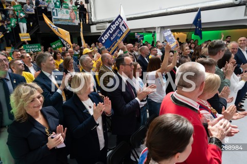  11.05.2024 WARSZAWA<br />
KONWENCJA WYBORCZA TRZECIEJ DROGI<br />
WYBORY DO PARLAMENTU EUROPEJSKIEGO<br />
N/Z UCZESTNICY KONWENCJI<br />
FOT. MARCIN BANASZKIEWICZ/FOTONEWS  