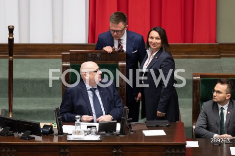  15.05.2024 WARSZAWA<br />
POSIEDZENIE SEJMU RP<br />
N/Z SZYMON HOLOWNIA PIOTR ZGORZELSKI MONIKA WIELICHOWSKA<br />
FOT. MARCIN BANASZKIEWICZ/FOTONEWS  